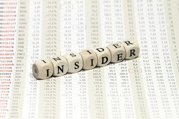Fototapeta premium Insiderhandel