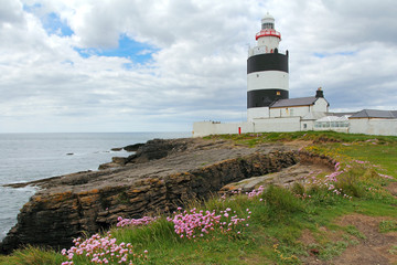 Fototapeta na wymiar Hook Head lighthouse in Ireland