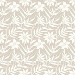Floral seamless wedding card background