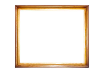 One wooden frame