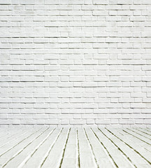 Background of light brick wall structure
