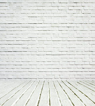 Background of light brick wall structure