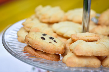Cookies on a dish