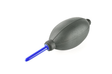 Air dust blower for camera cleaning on white
