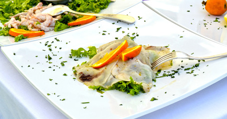 Delicious fresh dishes
