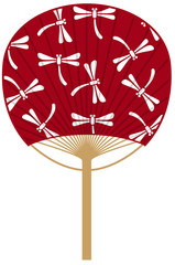 蜻蛉模様の団扇 © hiro