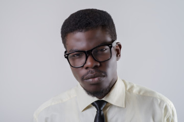 young man in glasses