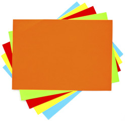 Colorful paper background set