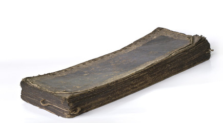 Fototapeta premium Old book (Ancient book) isolated on white background