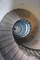 escalier en colimaçon du phare d'eckmühl,bretagne