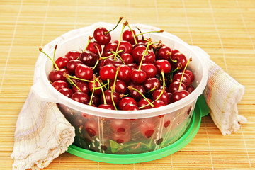 bowl of cherries.