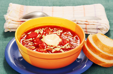 vegetable soup with tomato