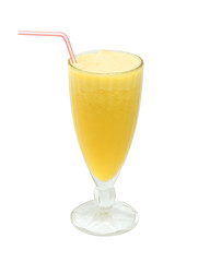 orange juice in a glass