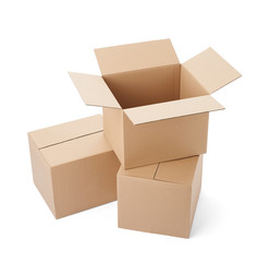 cardboard box package moving transportation delivery