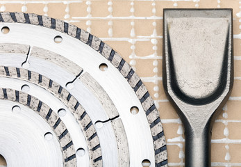 disks forsharp construction materials and blade for puncher.