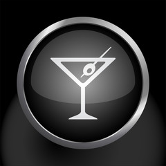 Matini Glass Icon Symbol Vector