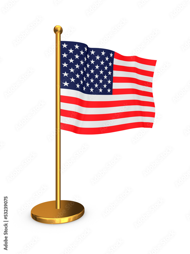 Poster flag of usa.