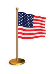 Flag of USA.