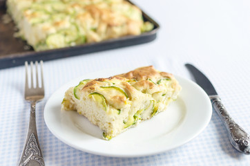 Courgette tart (Scarpaccia)