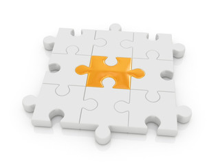 Fototapeta premium puzzle.