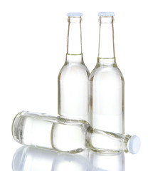 Fototapeta premium Water bottles isolated on white