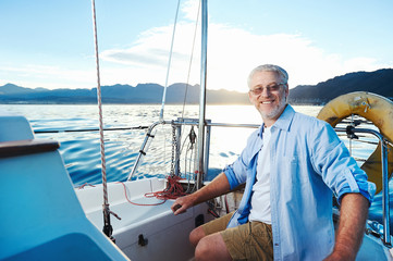 sailing man portrait