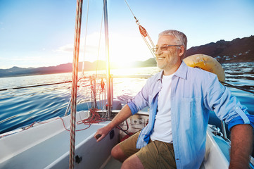 sailing man portrait