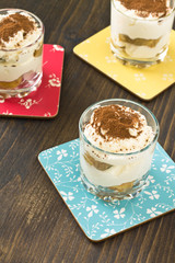Italian dessert tiramisu