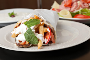 Greek Gyro Wrap