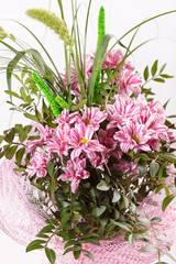 Beautiful bouquet of chrysanthemum