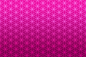 Hintergrund Muster Endlos - Blume des Lebens Pink 5