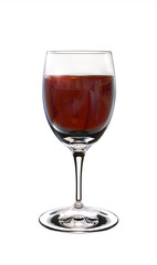 Glass of red wine