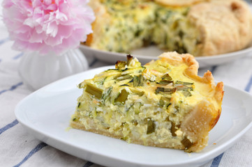 Zucchini Crostata Quiche