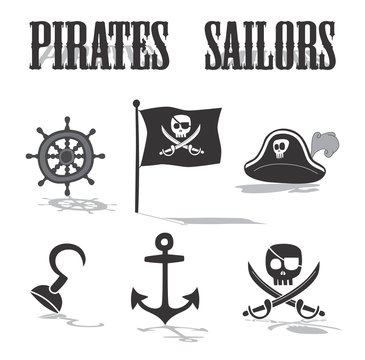 pirates icon set