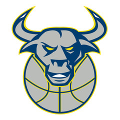 Texas Longhorn Bull Head Basketball