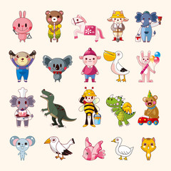 set of animal icons