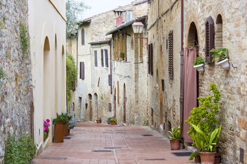 San Gimignano - Tuscany, Italy - obrazy, fototapety, plakaty