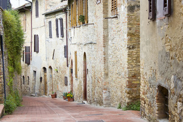 Fototapeta na wymiar San Gimignano - Tuscany, Italy