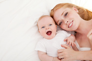 mother with baby