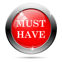 Metallic glossy icon
