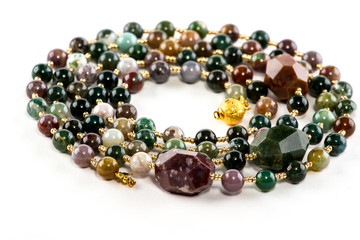 natural stone beads necklace