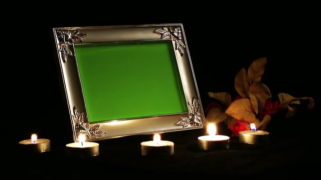 Photo Frame in the Candle Light