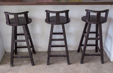 Tree  wooden chair .