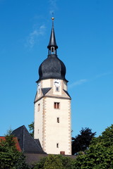 Fototapeta na wymiar Kościół św Walpurgii Apfelstädt - 2