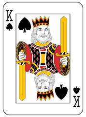 King of spades. Original design