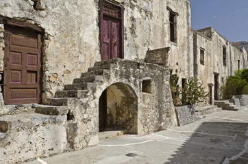 Fototapeta na wymiar Kreta, Mönchskloster Píso Préveli