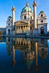 Deurstickers Saint Charles's Church Vienna © Carles Palle