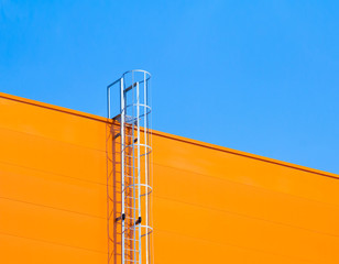 Fragment of industrial architecture, abstract background