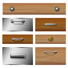 Drawer front set