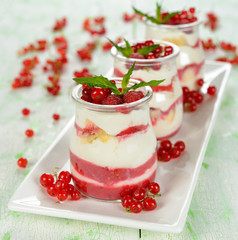 Dessert with berries